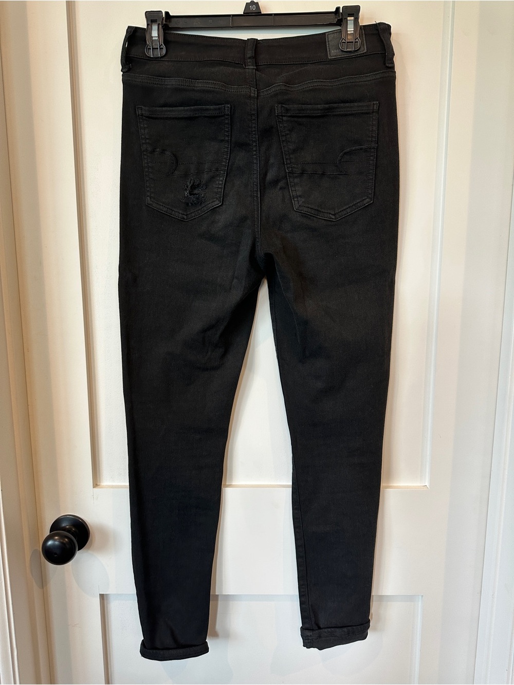 American Eagle Outfitters Black Skinny button fly Jeans